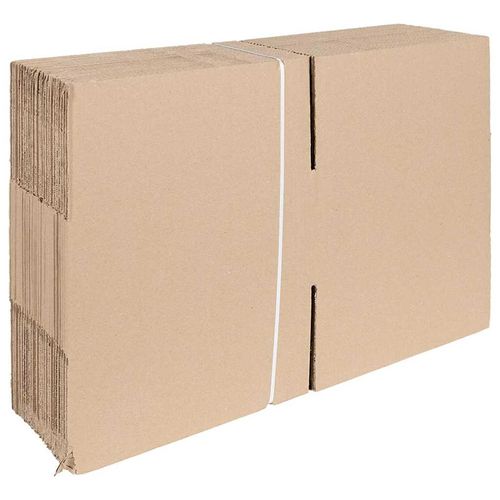 Pudełko składane 50 pcs Brązowy 30 x 30 x 15 cm Tektura na Arena.pl