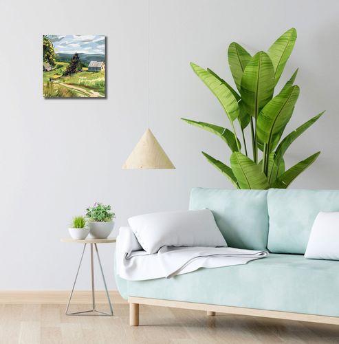 Obraz 30x30cm Bujna Wieś na Arena.pl