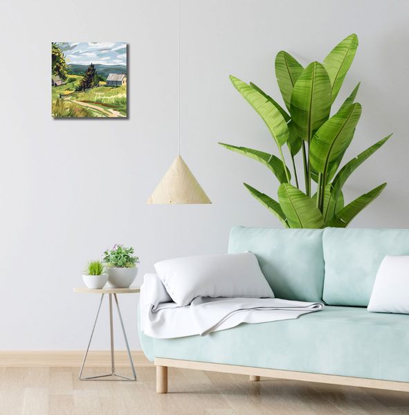 Obraz 30x30cm Bujna Wieś zdjęcie 2