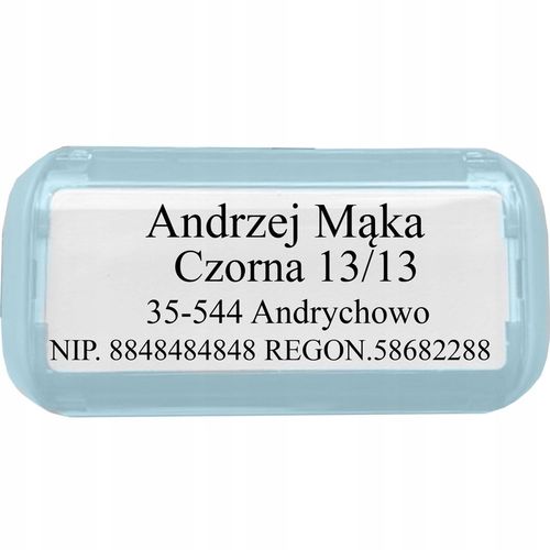 PIECZĄTKA TRODAT 4913 DO 8 LINII FIRMOWA IMIENNA BIUROWA PROJEKT + GUMKA na Arena.pl