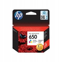 HP oryginalny tusz 650 tri-color CZ102AE