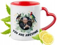Kaczyński Czerwony Z Uszkiem W Kształcie Serca Na Prezent