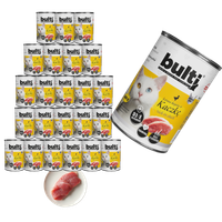 KARMA MOKRA DLA KOTA BULTI Puszka mielonka z kaczką ZESTAW 24x400g