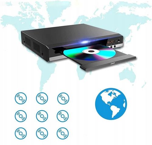 ODTWARZACZ DVD I CD , HDMI, WEJŚCIE USB DO TELEWIZORÓW 1080P na Arena.pl