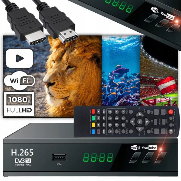 Tuner DVB-T2 RETOO ER1238 zdjęcie 1