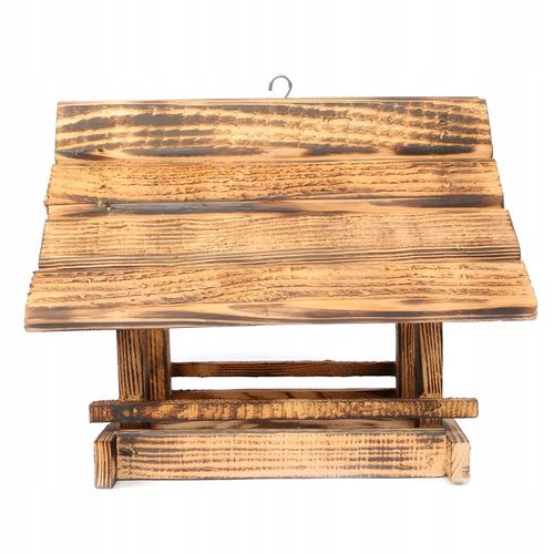 Karmnik dla Ptaków Drewniany Góralski Duży Opalany na Arena.pl