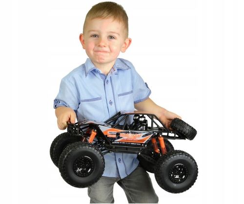AUTO ZDALNIE STEROWANE SAMOCHÓD RC 48 CM WIELKI CRAWLER 4x4 POMARAŃCZ na Arena.pl