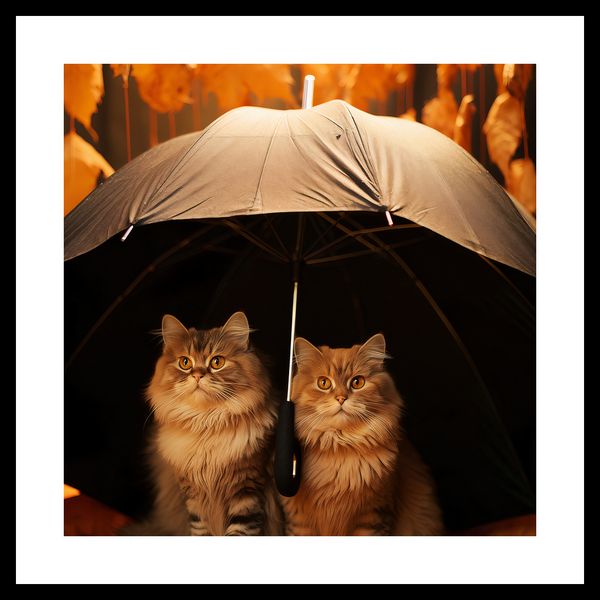 Plakat 30x30cm Jesienny Koci Schron zdjęcie 3