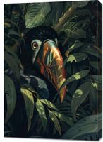 Obraz 70x100cm Skryty Tukan