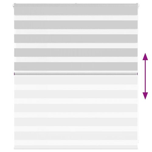 Roleta zebra, jasnoszara, szerokość tkaniny 115,9cm, poliester na Arena.pl