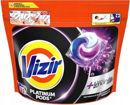 VIZIR Kapsułki 33szt Platinum Black+Lenor zdjęcie 1