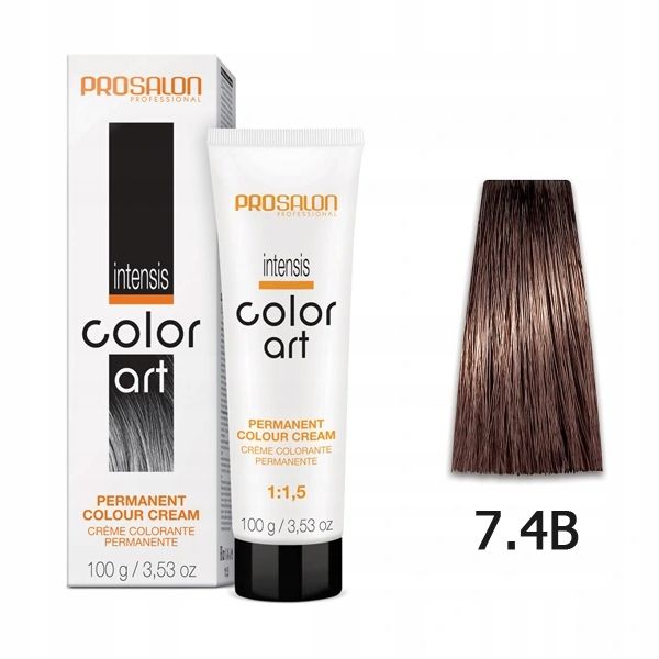 CHANTAL COLOR ART Farba do włosów 7,4B - 100ml zdjęcie 3