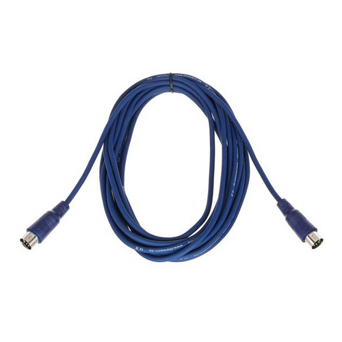 Kabel przewód audio sygnałowy MIDI DIN 5 pin 5 m the sssnake SK366-5-BLU na Arena.pl