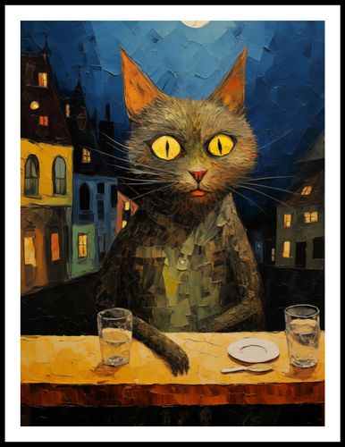 Plakat 60x80cm Nocny Obserwator na Arena.pl
