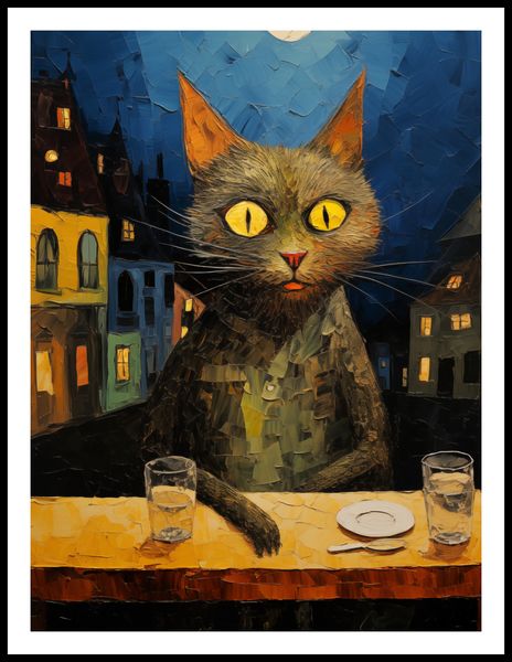 Plakat 60x80cm Nocny Obserwator zdjęcie 3
