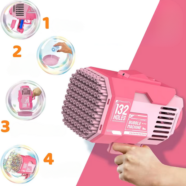 bazooka do baniek różowa zdjęcie 8