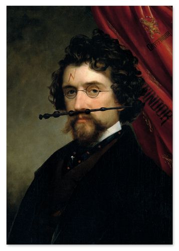 Plakat harry potter portret pop art 50x70 cm na Arena.pl