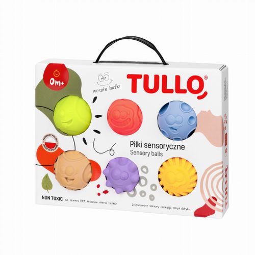 piłki sensoryczne 6 szt. buźki na Arena.pl