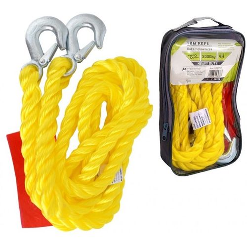 LINKA HOLOWNICZA DMC DO 3000 KG PLECIONA Z HAKAMI, 4 M, HEAVY DUTY na Arena.pl