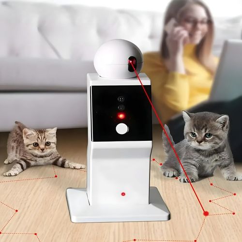 LASER INTERAKTYWNA ZABAWKA AUTOMATYCZNY WSKAŹNIK KOTA RUCHOMA SMART 3 TRYBY na Arena.pl