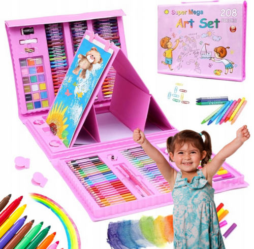 Zestaw artystyczny dla dzieci 208 elementów na Arena.pl