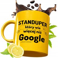 Złoty Kubek Premium Dla Standupera Prezent Z Nadrukiem Ze Zdjęciem