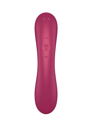 wibrator silikonowy satisfyer curvy trinity 1 czerwony usb na Arena.pl