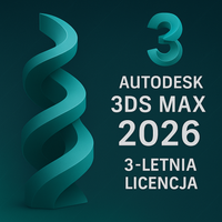 Autodesk 3ds Max 2026 – Licencja 3-letnia | PC