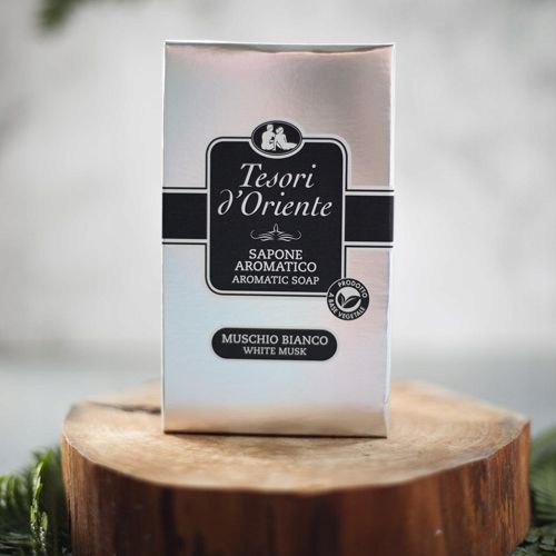 Tesori D`oriente Mydło W Kostce Muschio Bianco 125 na Arena.pl
