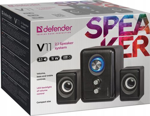 Głośniki Defender V11 2.1 11W USB na Arena.pl