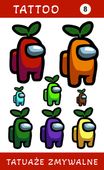 Tatuaże zmywalne Amon Us