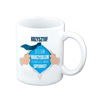 Kubek ceramiczny z NADRUKIEM na PREZENT NAUCZYCIEL