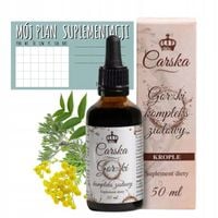 Gorzki Carski Kompleks Ziołowy Naturalny Piołun Wrotycz Orzech Włoski 50 ml