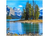 50X50CM JEZIORO MALIGNE OBRAZ