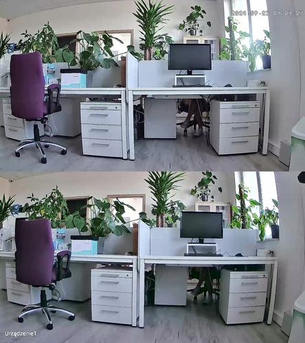 OBROTOWA KAMERA IP WIFI WEWNĘTRZNA NIANIA ELEKTRONICZNA DWA OBIEKTYWY 4MPx na Arena.pl