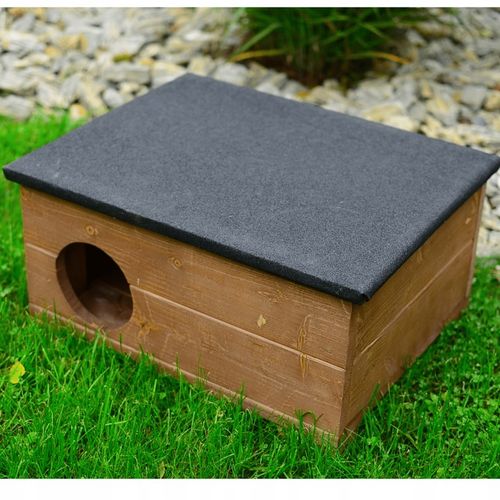 Drewniany Domek Dla Jeża Budka Legowisko Schronienie Dla Małych na Arena.pl