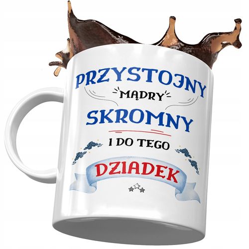 Kubek Dla Dziadka Na Dzień Dziadka Na Prezent Z Nadrukiem Ze Zdjęciem na Arena.pl