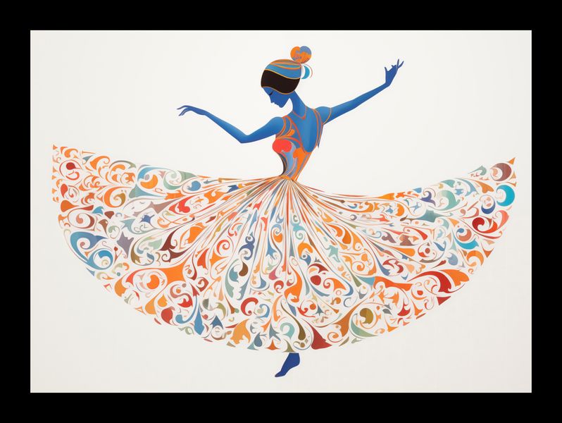 Plakat 18x13cm Wirująca Balerina zdjęcie 2