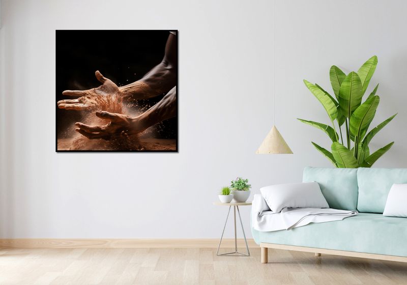 Plakat 100x100cm Taniec Ziemi zdjęcie 4
