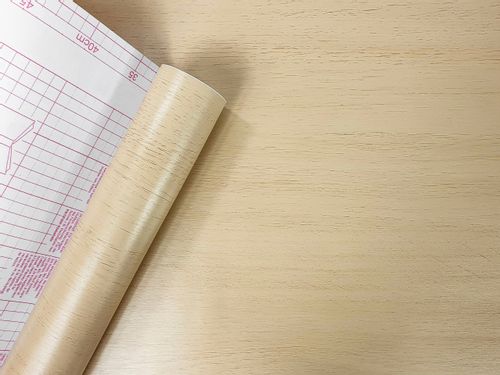 Okleina Meblowa Struktura Drewna Wzór Jesion Jasny Naturalny 67,5 x 50cm B6 na Arena.pl