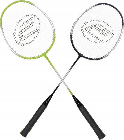 ZESTAW DO BADMINTONA 2 RAKIETKI SIATKA LOTKI TORBA na Arena.pl