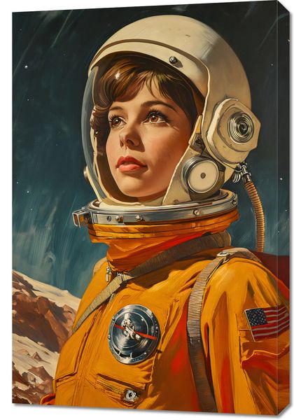 Obraz 60x90cm Pionierka Kosmosu zdjęcie 1