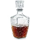 Karafka Szklana Butelka z Korkiem na Whisky Brandy Alkohol Prezent 830 ml