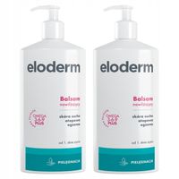 Eloderm balsam do ciała 2x 400 ml Emolient na AZS Kwasy Omega 3 6 9