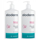 Eloderm balsam do ciała 2x 400 ml Emolient na AZS Kwasy Omega 3 6 9