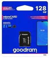 Karta Pamięci Micro SD XC 128 GB GOODRAM CLASS 10 U1 + adapter SD