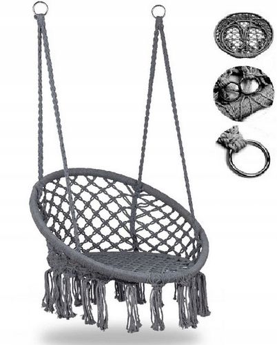HUŚTAWKA OGRODOWA BOCIANIE GNIAZDO FOTEL WISZĄCY na Arena.pl