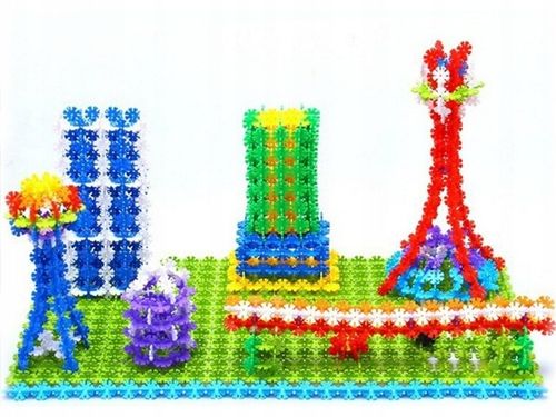 Klocki Konstrukcyjne Rzepy Płatki Śniegu 2500 elem na Arena.pl