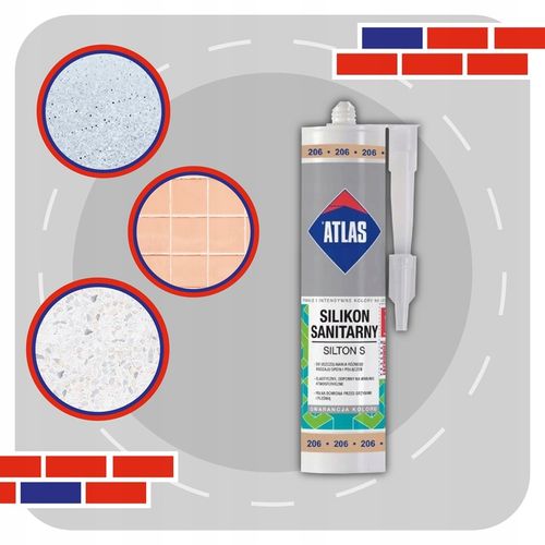 ATLAS SILIKON SILTON S 280ml - 206 CAPPUCCINO na Arena.pl