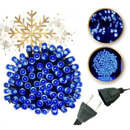 światełka lampki wewnętrzne/zewnętrzne 100 led niebieskie lamp01n na Arena.pl